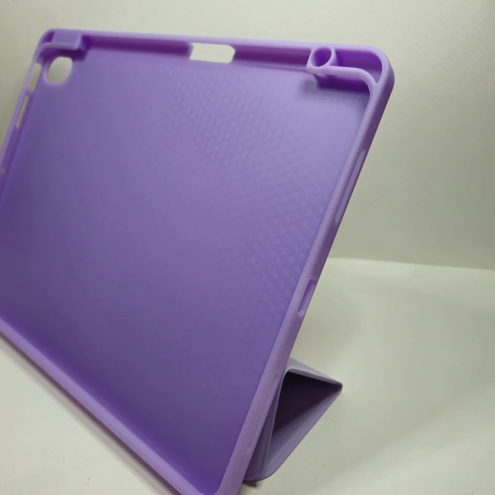 Purple Tablet Case Cover - Compatible Silicone Protective Case